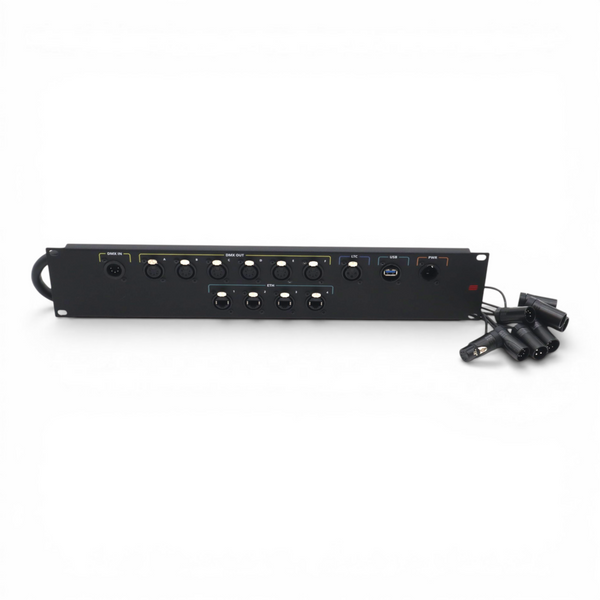 Connection System Light 2U (PWR,LTC,DMX,ETH,USB) by Santosom
