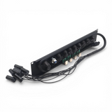Connection System Light 2U (PWR,LTC,DMX,ETH,USB) by Santosom