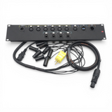 Connection System Light 2U (PWR,LTC,DMX,ETH,USB) by Santosom