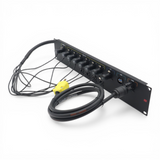 Connection System Light 2U (PWR,LTC,DMX,ETH,USB) by Santosom