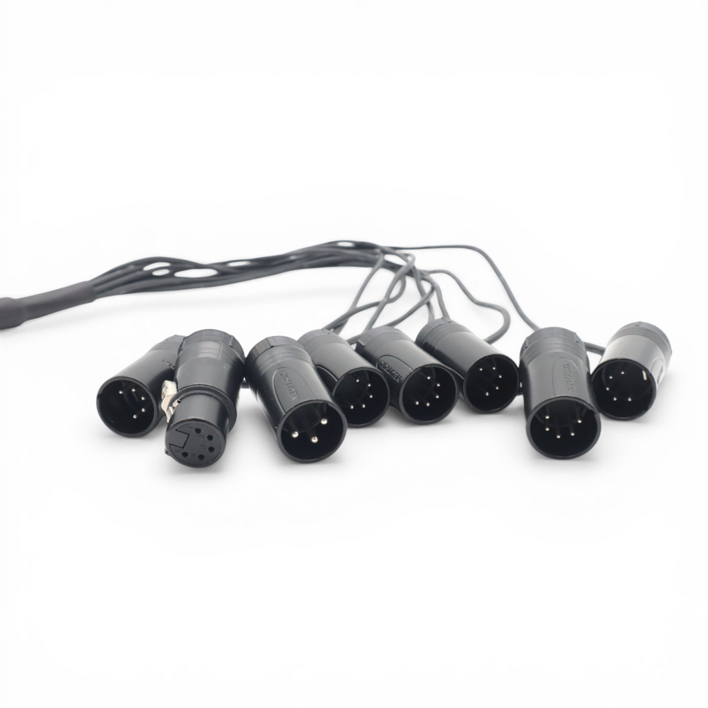 Connection System Light 2U (PWR,LTC,DMX,ETH,USB) by Santosom
