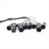 Connection System Light 2U (PWR,LTC,DMX,ETH,USB) by Santosom