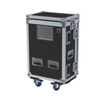 Flight Case for Allen & Heath dLive C1500 With Doghouse, Casters and Laptop Monitor Arm by Santosom