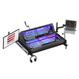 Flight Case for Allen & Heath S5000 With Doghouse, Casters and Laptop Monitor Arm by Santosom