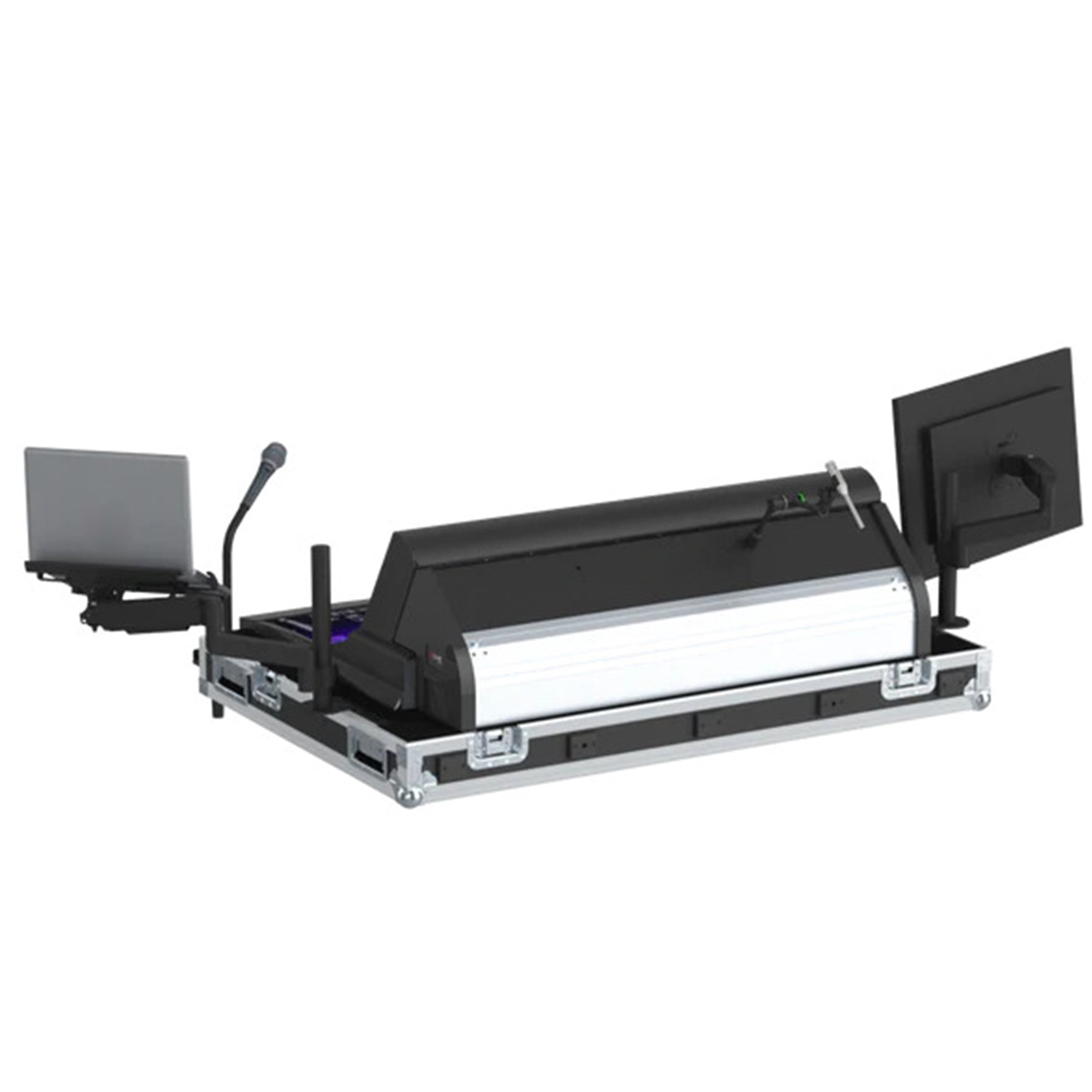 Flight Case for Allen & Heath S5000 With Doghouse, Casters and Laptop Monitor Arm by Santosom