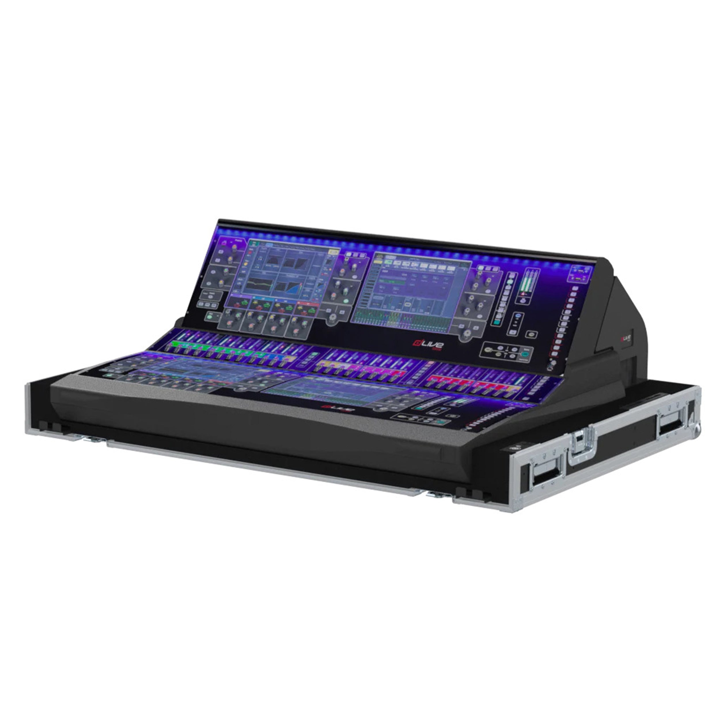 Flight Case for Allen & Heath S5000 With Doghouse, Casters and Laptop Monitor Arm by Santosom