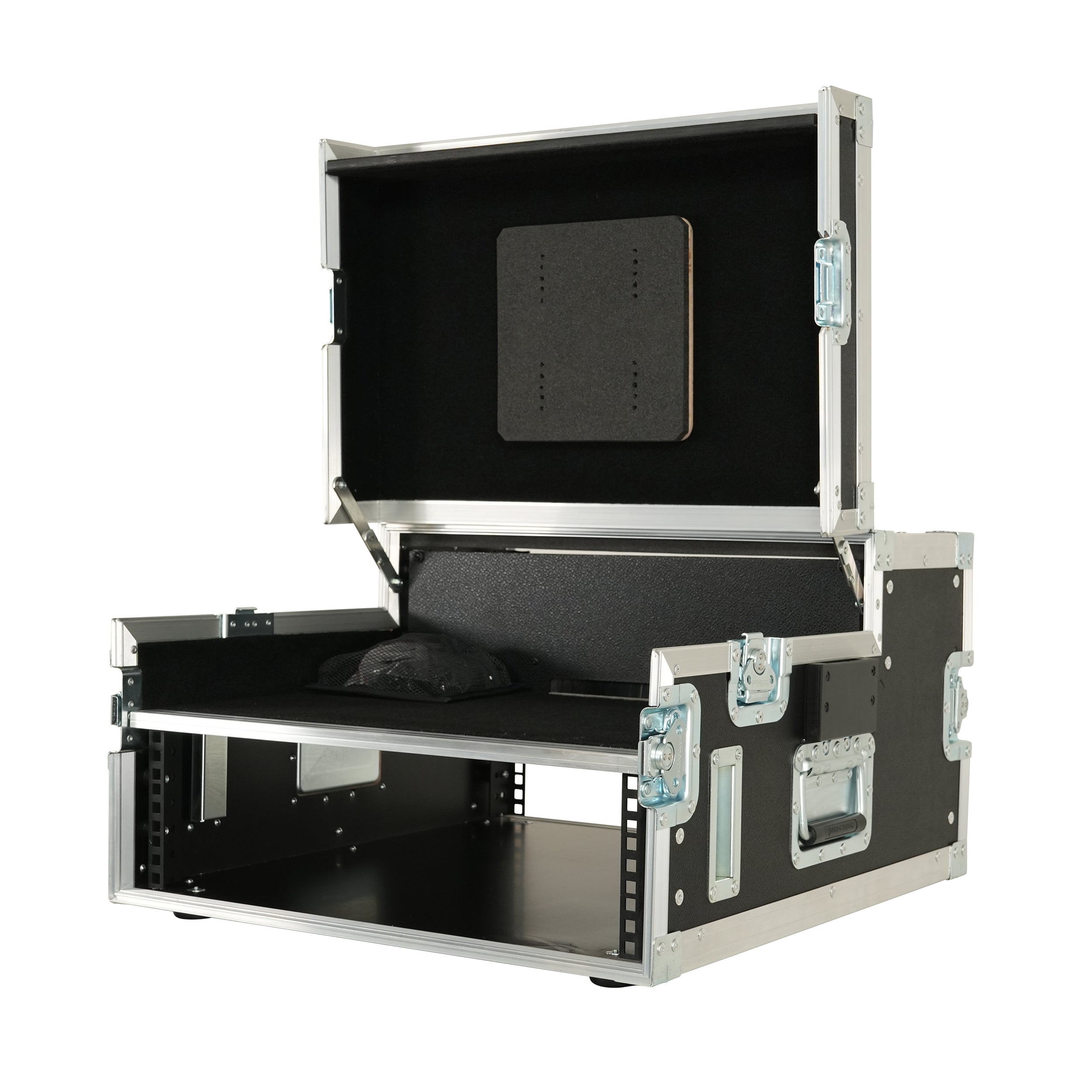 Flight case Regie 4, Video Production Controller+LCD+19" 3U by Santosom