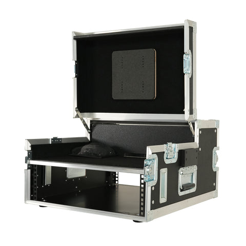 Flight case Regie 4, Video Production Controller+LCD+19" 3U by Santosom