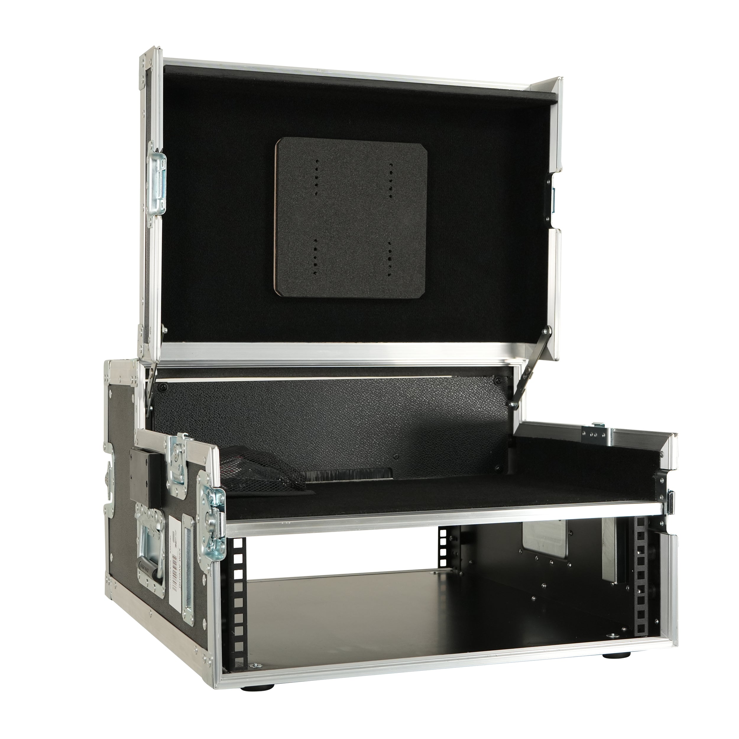 Flight case Regie 4, Video Production Controller+LCD+19" 3U by Santosom