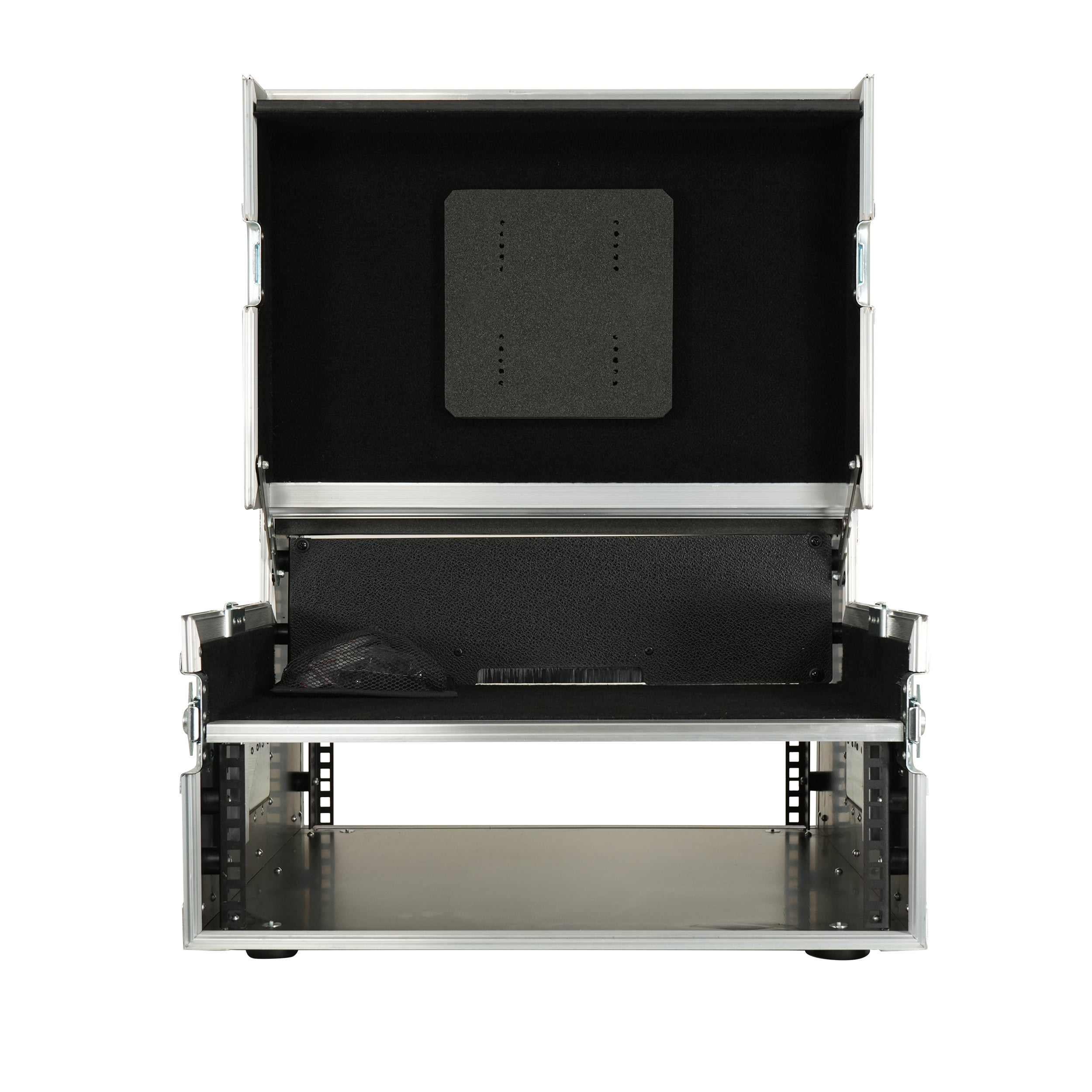 Flight case Regie 4, Video Production Controller+LCD+19" 3U by Santosom