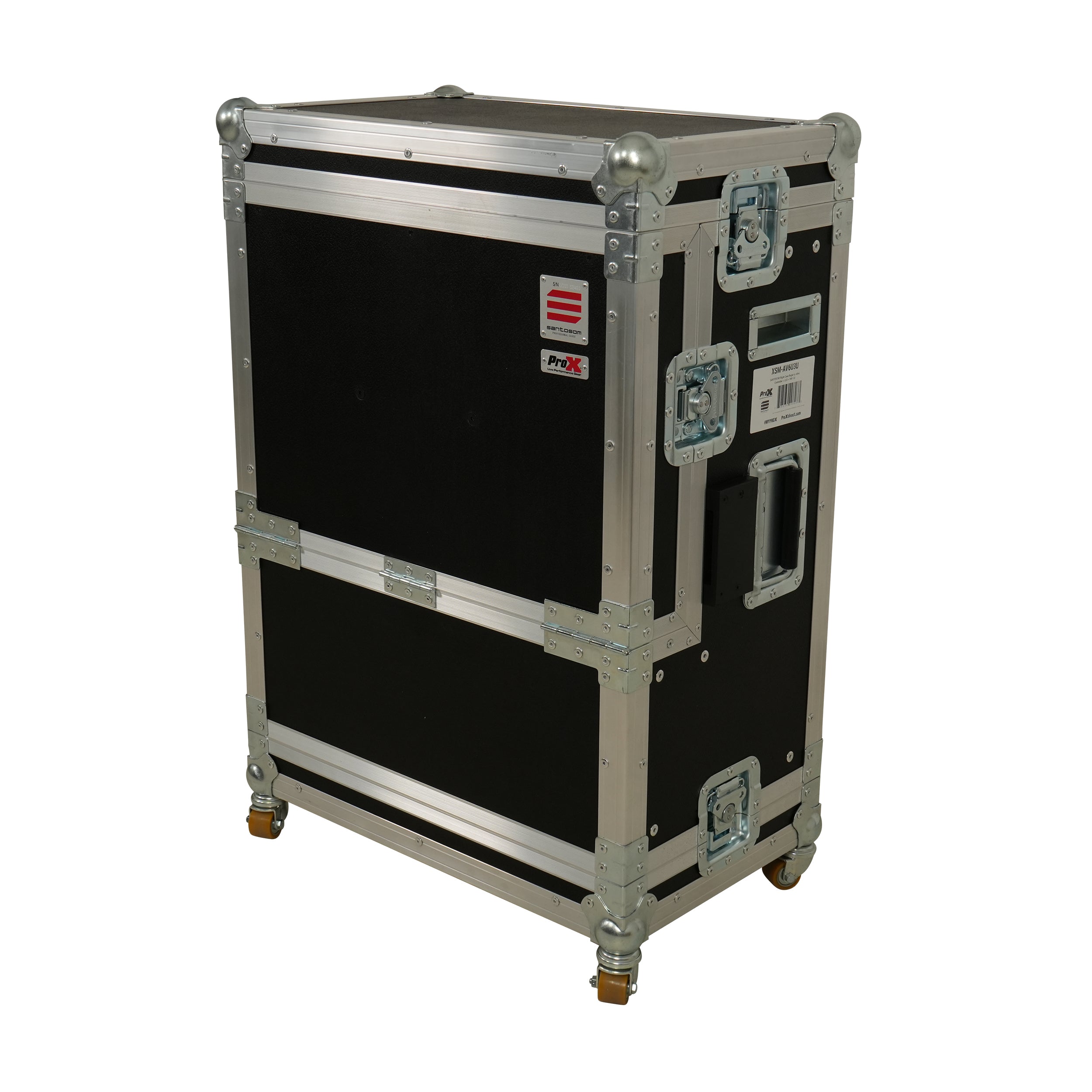 Flight case Regie 4, Video Production Controller+LCD+19" 3U by Santosom