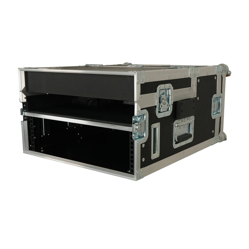 Flight case Regie 4, Video Production Controller+LCD+19" 3U by Santosom
