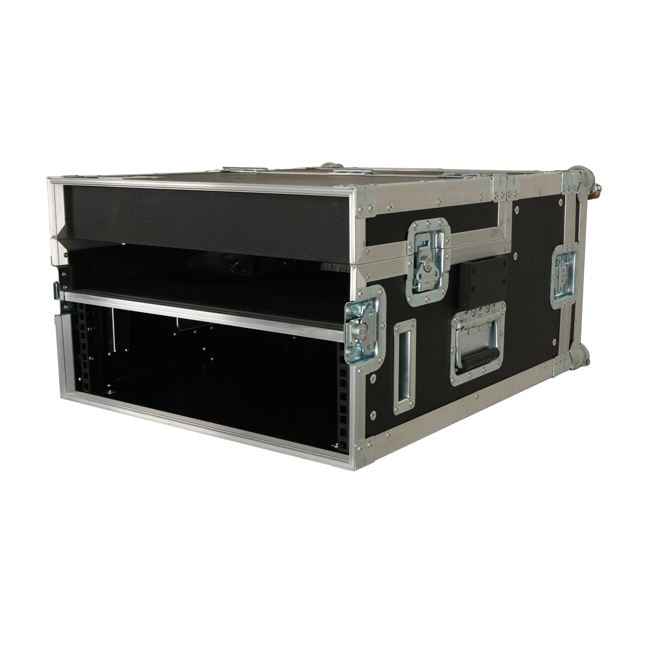 Flight case Regie 4, Video Production Controller+LCD+19" 3U by Santosom