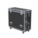 Flight Case for Avid S6L-24D with Doghouse, Casters and Laptop Monitor Arm by Santosom