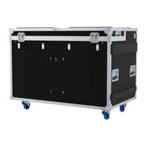 AVPro Case for Regie Double Sliding Slam Door Rack 2x (12U+2U) and 4 Monitors by Santosom