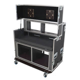 Video Controller Regie 2x 24" Monitors + rack, 560-BRR 9U + 6U by Santosom