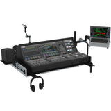 Flight Case for Yamaha DM7EX with Doghouse, Casters and Laptop Monitor Arm by Santosom