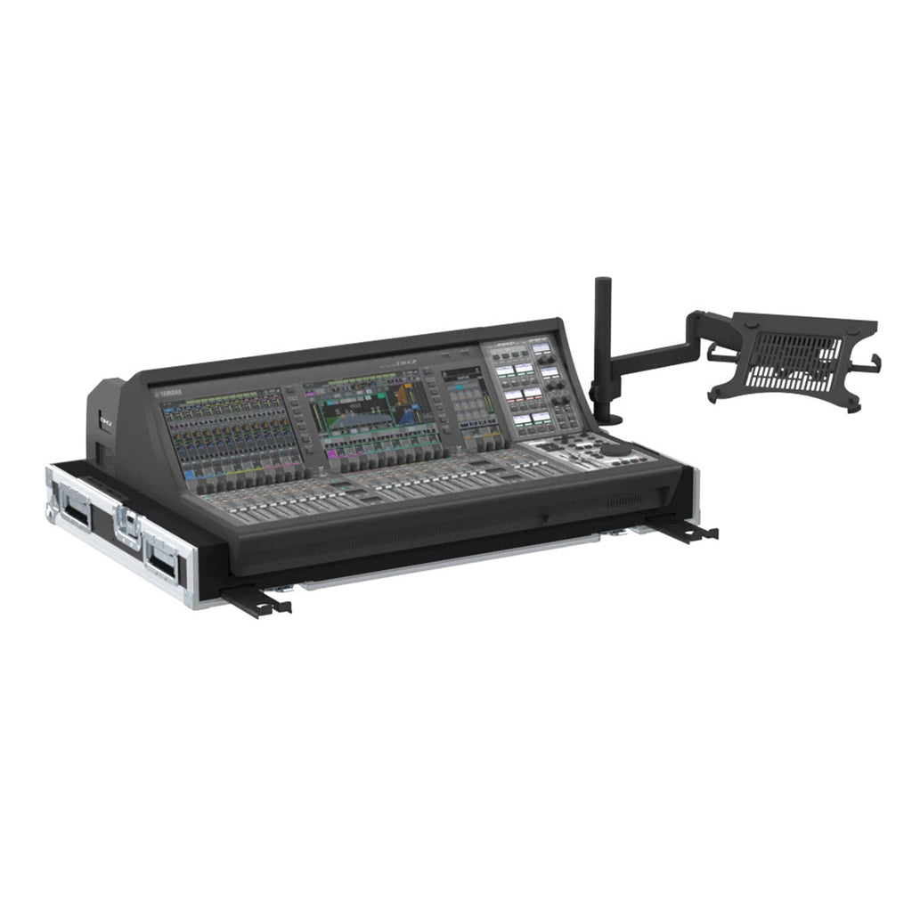 Flight Case for Yamaha DM7EX with Doghouse, Casters and Laptop Monitor Arm by Santosom