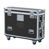 Flight Case for Yamaha DM7EX with Doghouse, Casters and Laptop Monitor Arm by Santosom