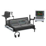 Flight Case for Yamaha DM7 with Doghouse, Casters and Laptop Monitor Arm by Santosom