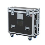 Flight Case for Yamaha DM7 with Doghouse, Casters and Laptop Monitor Arm by Santosom