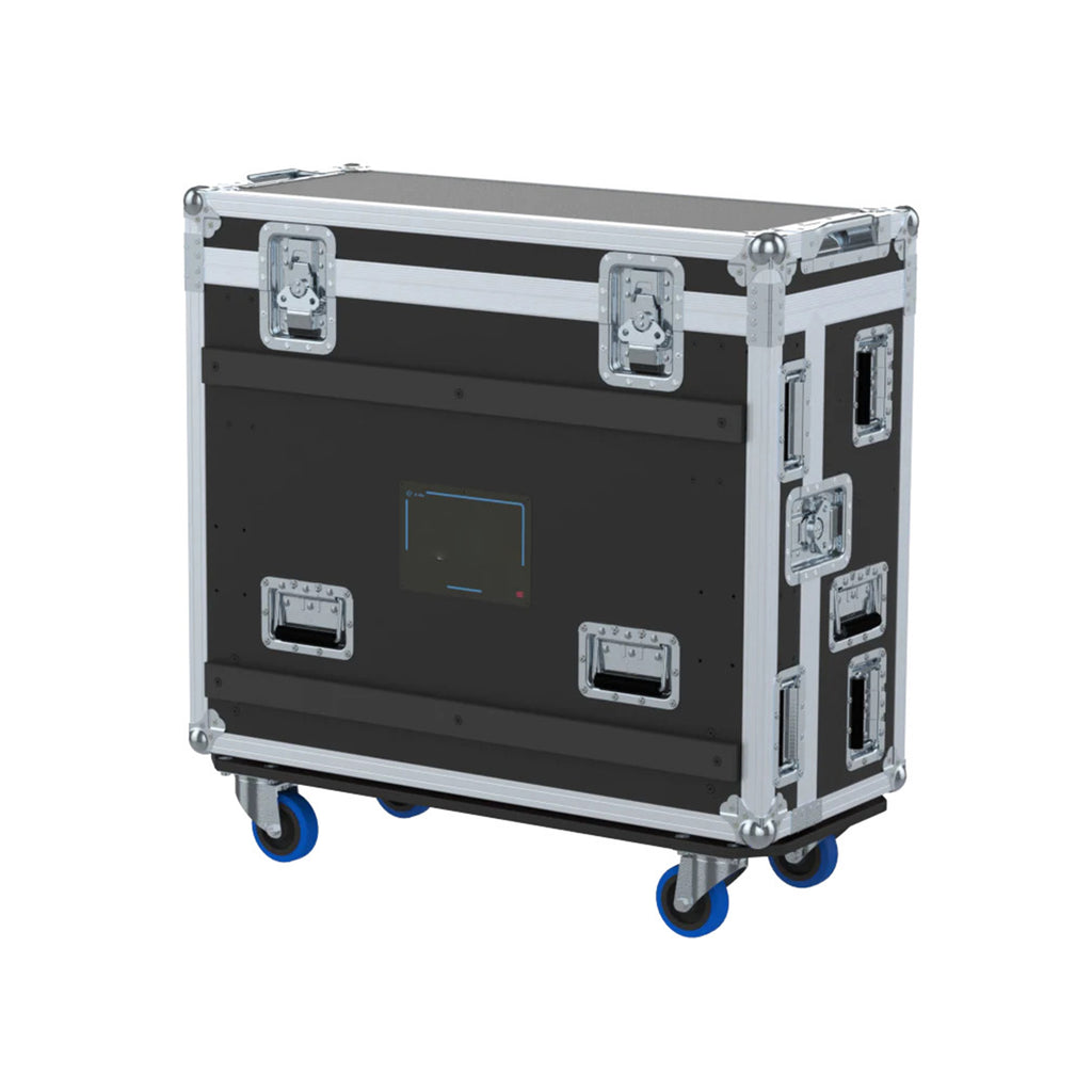Flight Case for Yamaha DM7 with Doghouse, Casters and Laptop Monitor Arm by Santosom