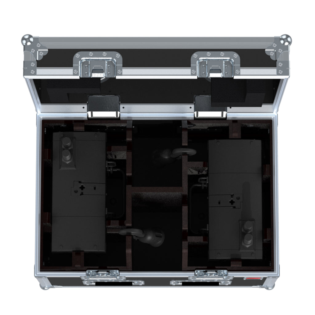 Flight Case, 2x Verlinde Stagemaker D8+ SR1 250kg by Santosom