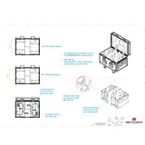 Flight Case, 2x Verlinde Stagemaker D8+ SR1 250kg by Santosom