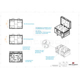 Flight case, 2x Verlinde Stagemaker D8 SR5 by Santosom