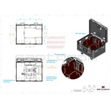 Flight case PRO, 1x ChainMaster D8+ Ultra 1T by Santosom