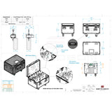 Flight case PRO, 2x Chainmaster ULTRA 500Kg by Santosom