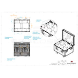 Flight case PRO, 2x Chainmaster ULTRA 500Kg by Santosom
