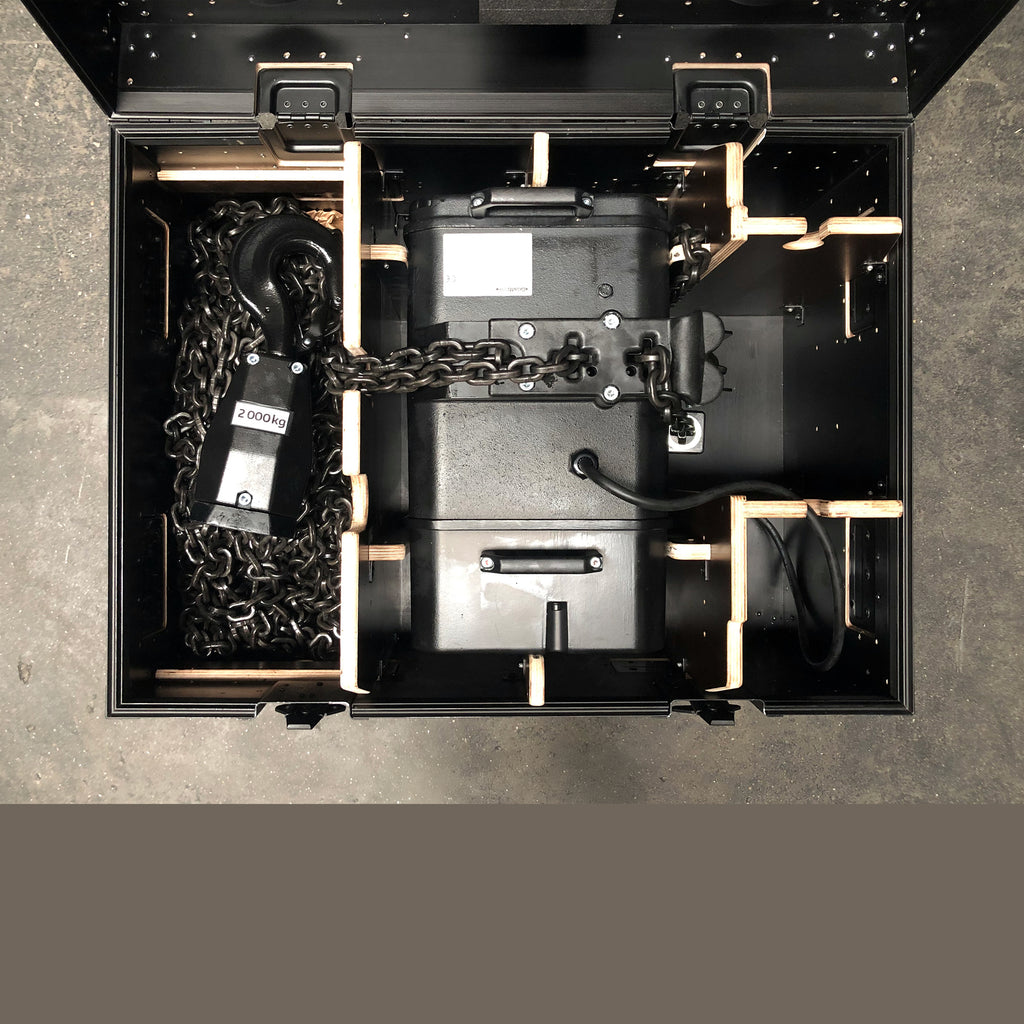 Flight case PRO, 1x ChainMaster D8+ Ultra 2T by Santosom