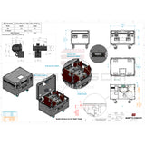 Flight case PRO, 1x ChainMaster D8+ Ultra 2T by Santosom
