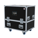 Flight case for 2x LD System Maui 44 G2 with 4x casters by Santosom