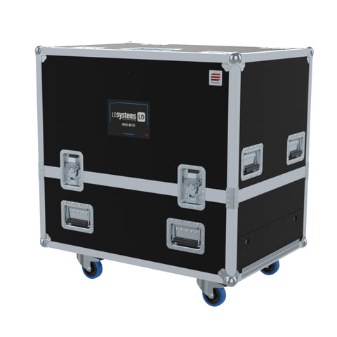 Flight case for 2x LD System Maui 44 G2 with 4x casters by Santosom