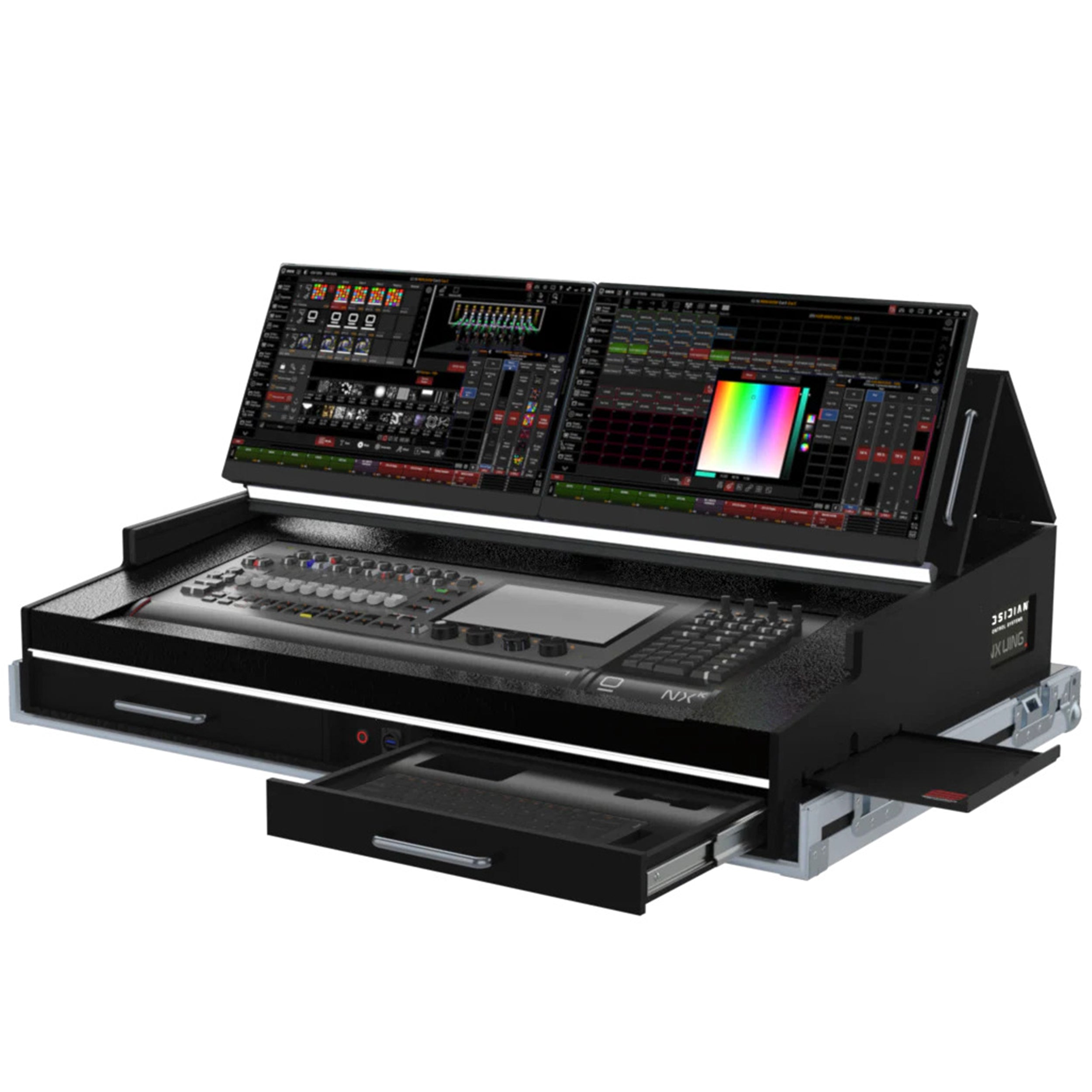 Flight case for Avolites Obsidian Control NX1 and NXK Lighting controller by Santosom