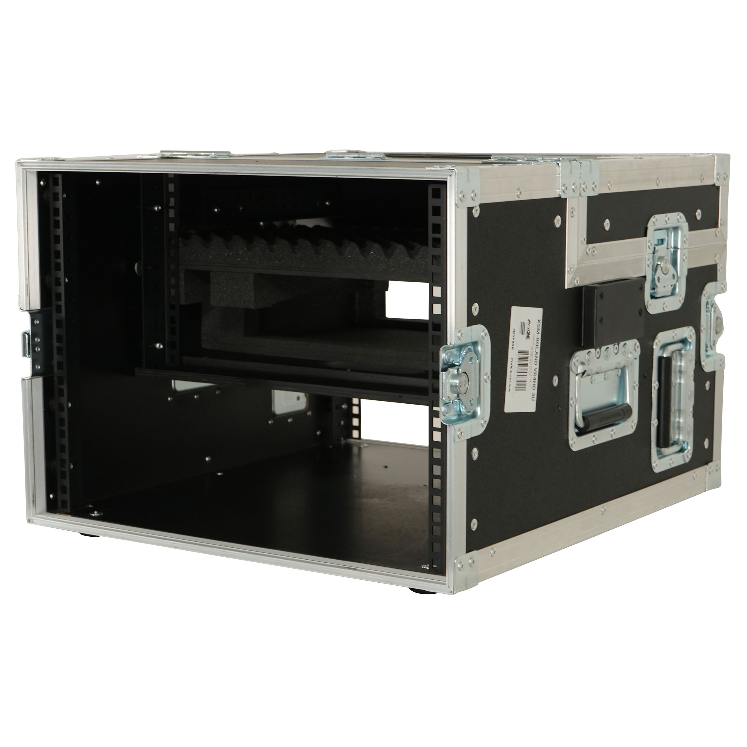 Flight case Regie 4, Roland VR-4HD LCD 19" 3U by Santosom