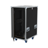 28U Rack Sliding Slam Door Rack Case 25" deep by Santosom