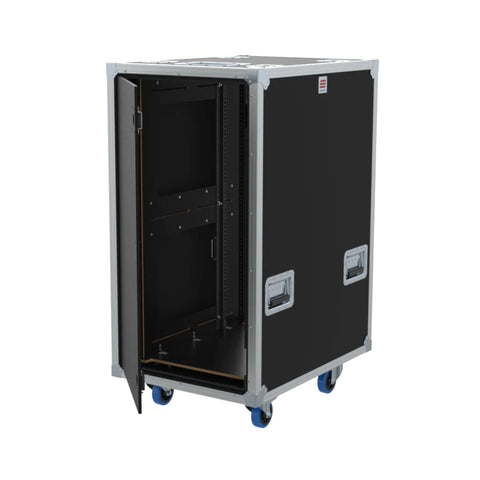 28U Rack Sliding Slam Door Rack Case 25