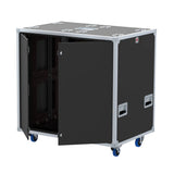 2x22U Rack Double Sliding Slam Door Rack Case 22" deep by Santosom