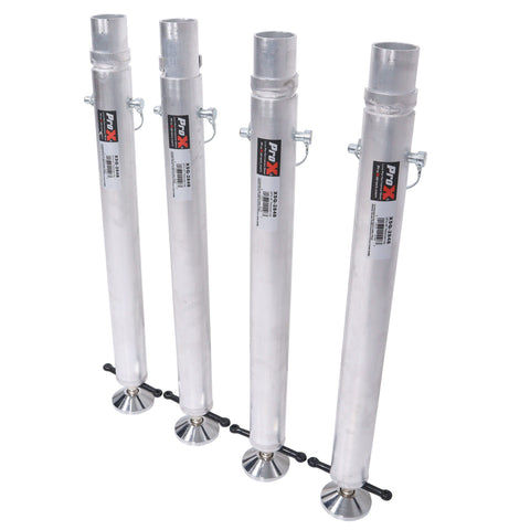 Set of Four StageQ Platform Telescoping Legs 28 to 48 inch Height Adjustable Legs Only