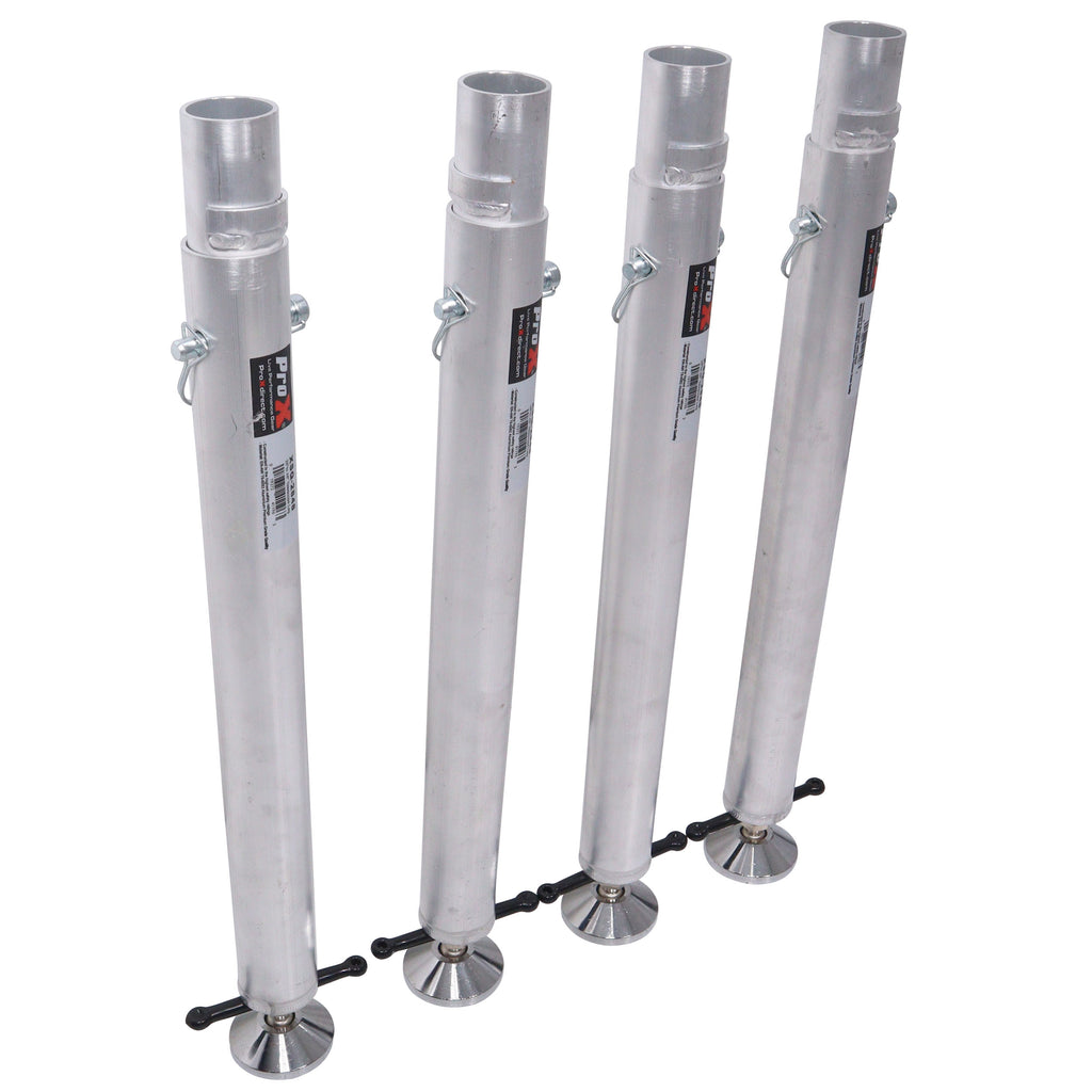 Set of Four StageQ Platform Telescoping Legs 28 to 48 inch Height Adjustable Legs Only