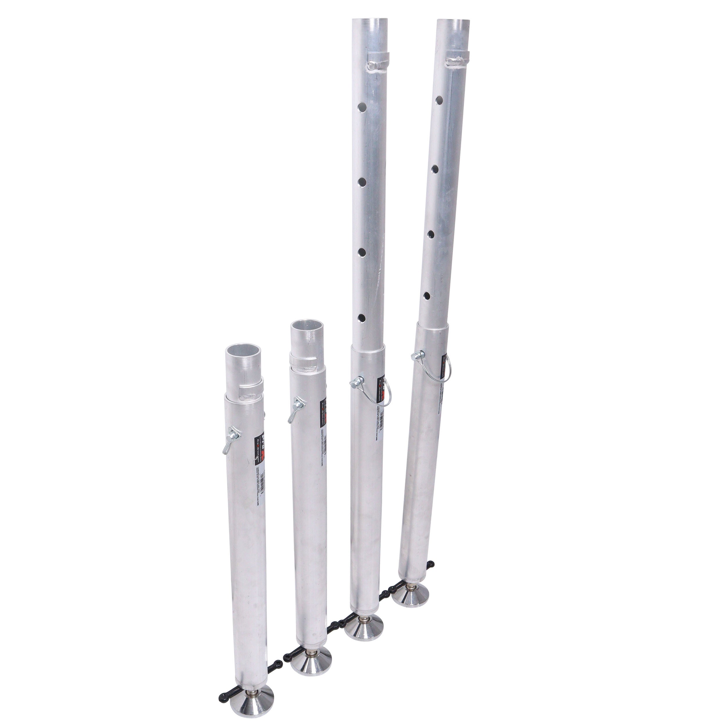 Set of Four StageQ Platform Telescoping Legs 28 to 48 inch Height Adjustable Legs Only