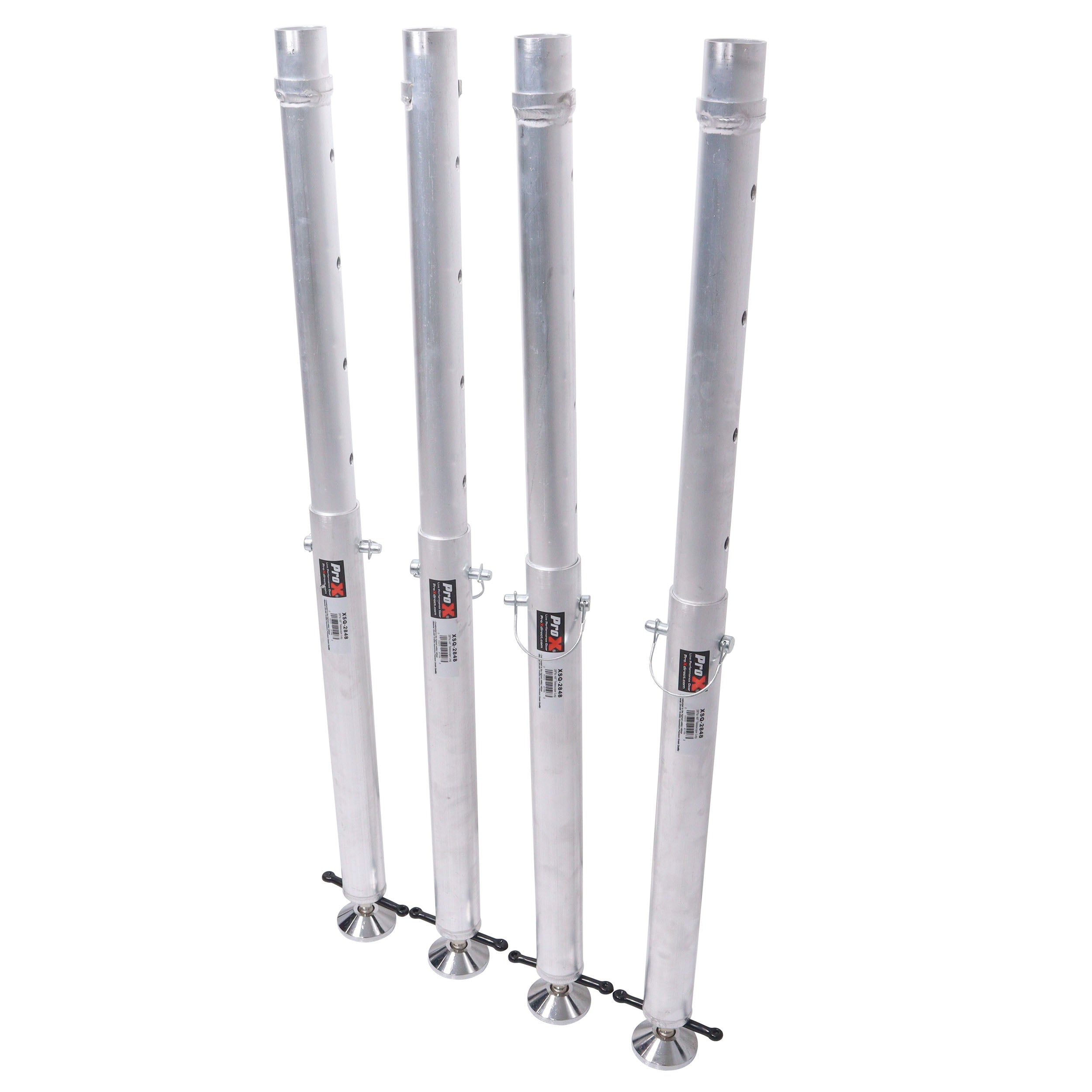 Set of Four StageQ Platform Telescoping Legs 28 to 48 inch Height Adjustable Legs Only