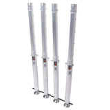 Set of Four StageQ Platform Telescoping Legs 28 to 48 inch Height Adjustable Legs Only