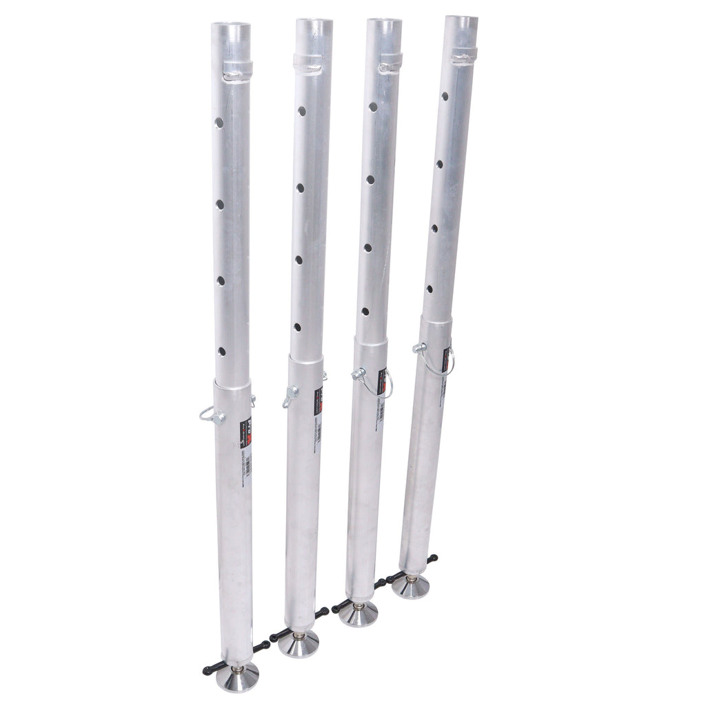 Set of Four StageQ Platform Telescoping Legs 28 to 48 inch Height Adjustable Legs Only