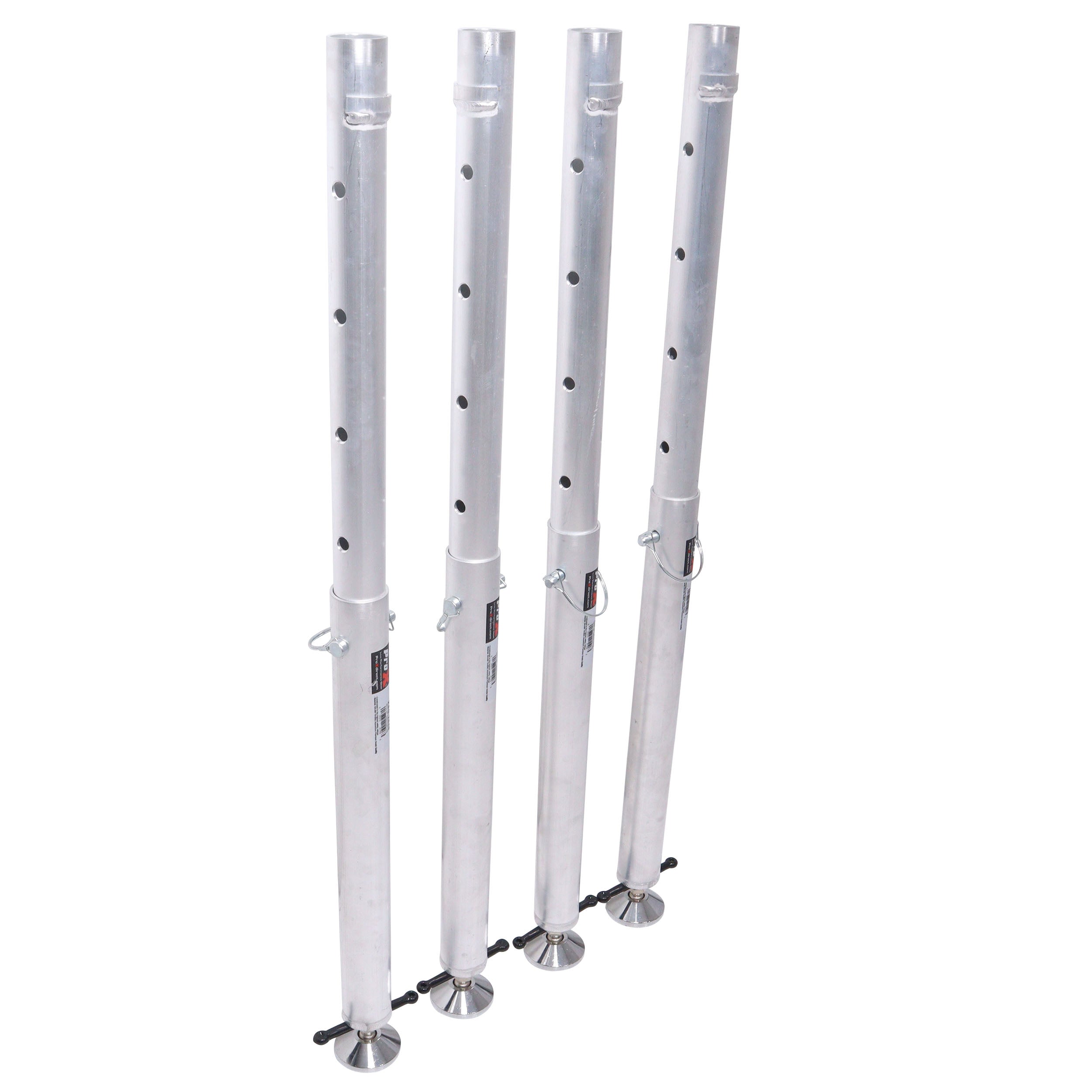 Set of Four StageQ Platform Telescoping Legs 28 to 48 inch Height Adjustable Legs Only