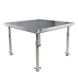 StageQ 2 ft x 2 ft Stage Deck w/ 4 Adjustable 28–48 inch Legs