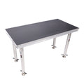 StageQ 2 ft x 4 ft Stage Deck w/ 4 Adjustable 28–48 inch Legs